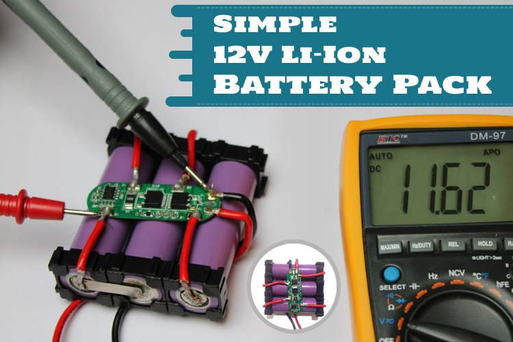 Simple 12V Li-Ion Battery Pack