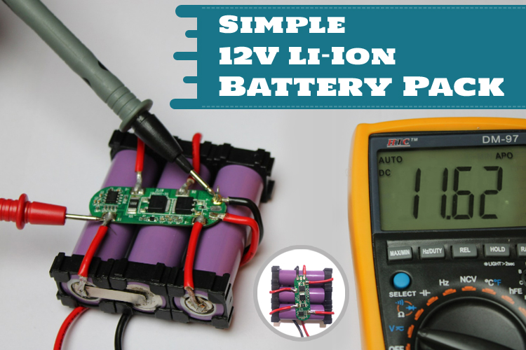  12 Volts Lithium-ion Battery with Charger Replacement