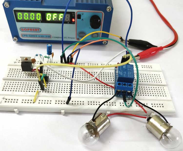 How To Make Simple 12v LED Flasher Circuit