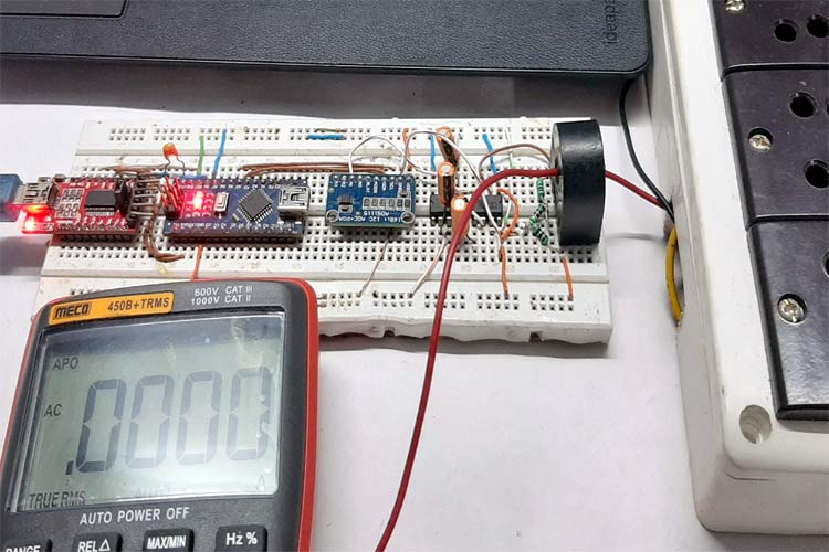 AC Current Measurement using Current Transformer and Arduino
