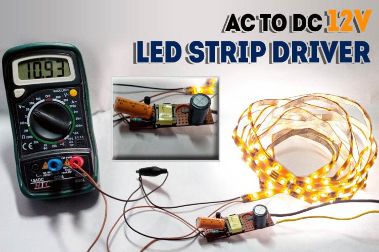 AC to DC 12V LED Strip Driver