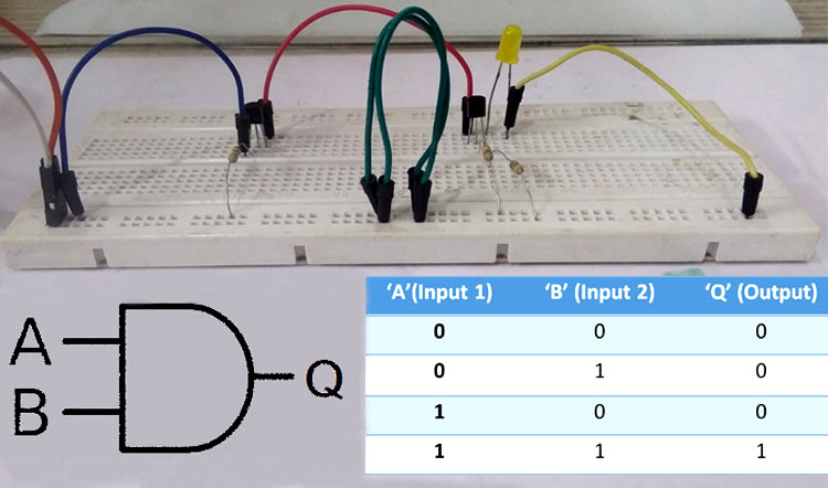 logic gates circuits using transistors