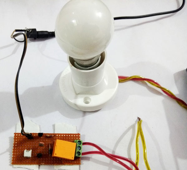 Automatic Street Light Circuit Using Relay and LDR