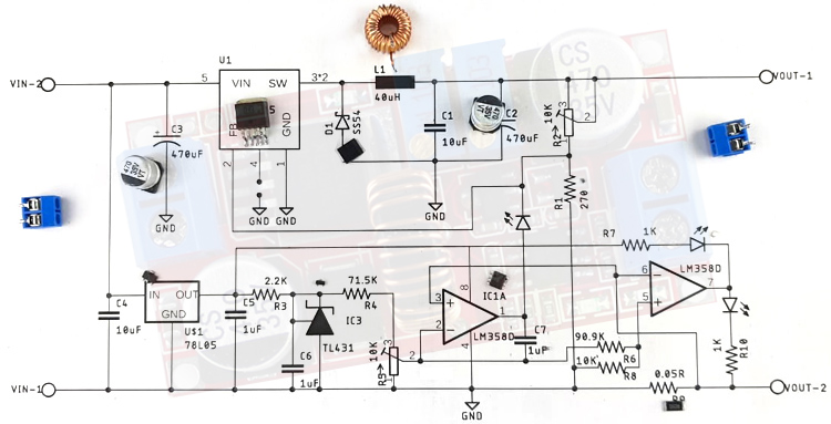 XL4015 DC DC Buck Converter Module