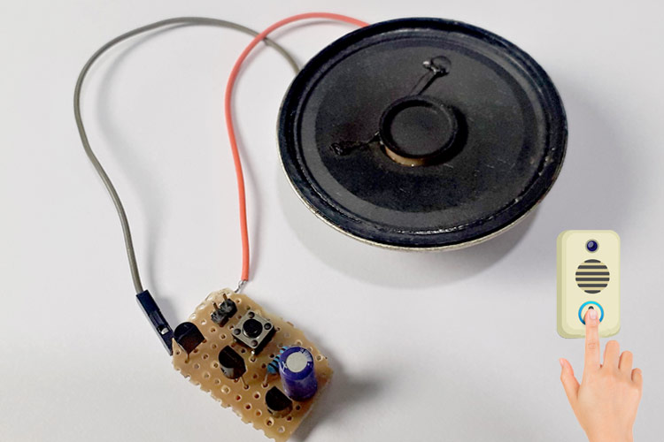 DIY Musical Doorbell Circuit using UM66T