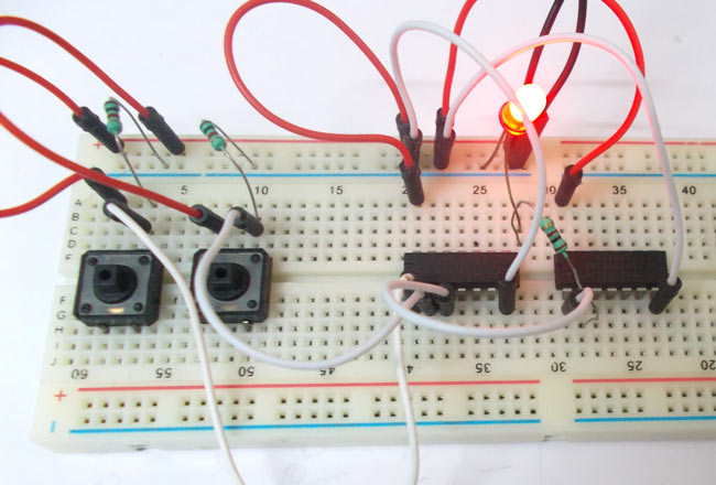 XNOR Gate Circuit Diagram & Working Explanation 555 led flasher wiring diagram 