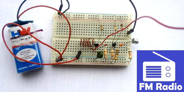 Simple FM Transmitter Circuit Diagram and Making It on Breadboard