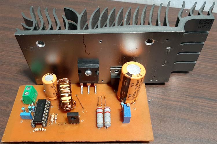 High Power DC to DC Step up Boost Converter Circuit 