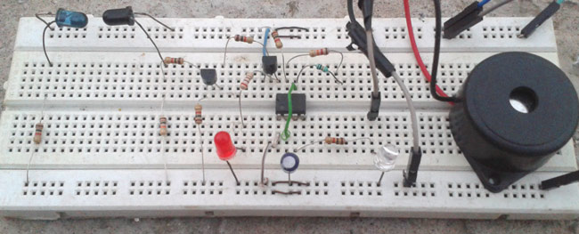 IR (Infrared) Detector Circuit Diagram using 555 Timer IC control transformer wiring diagram with common 