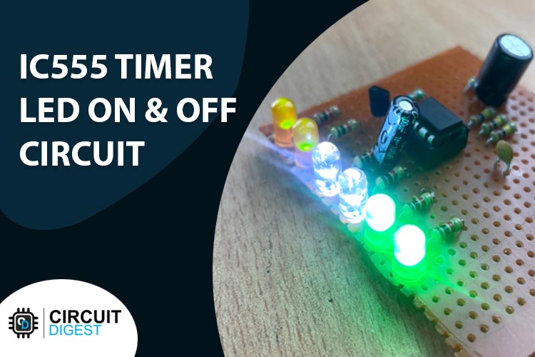 LED Dimmer Circuit with 555 Timer 