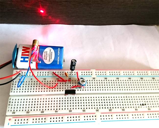 How to make a Laser Sensor on a Breadboard. 