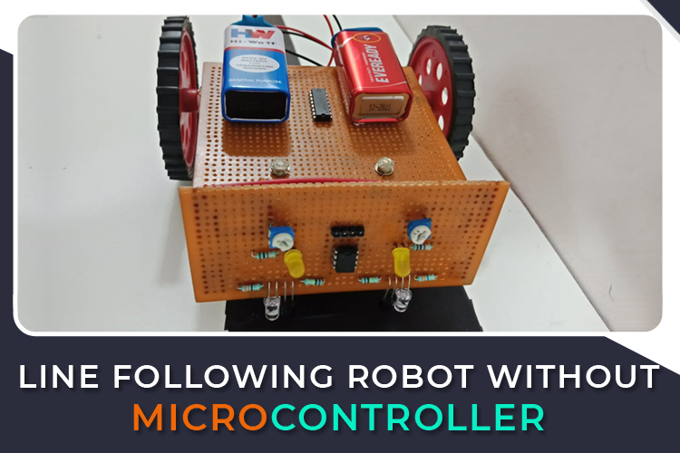 How to Make Line Following Robot without using Microcontroller