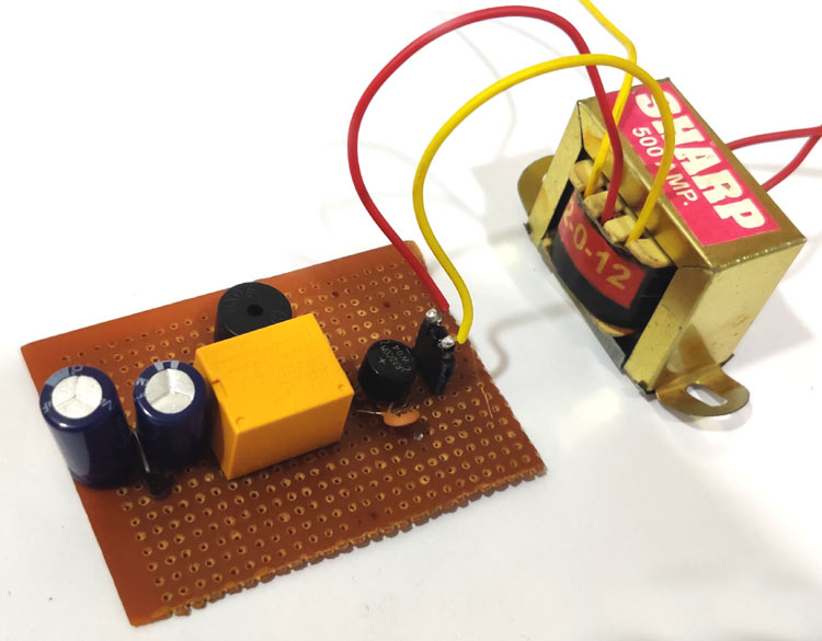 Mains Power Supply Failure Alarm Circuit Design