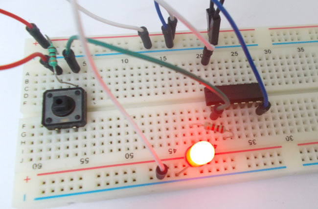 not gate circuit using diode