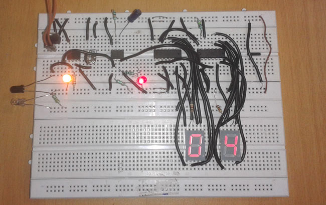 2 Digit Object Counter Circuit Diagram Using Ic 555 Lm358