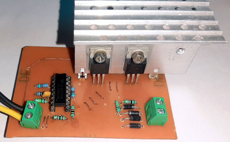 PWM Inverter  Circuit  Diagram using TL494 