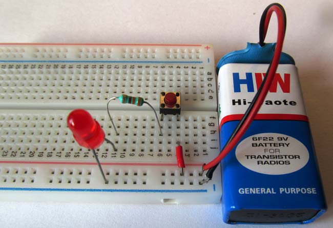 Push Button LED Circuit Learn How Push Button works in Circuit