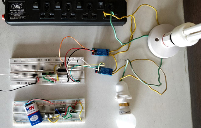 RF Controlled Home Appliances