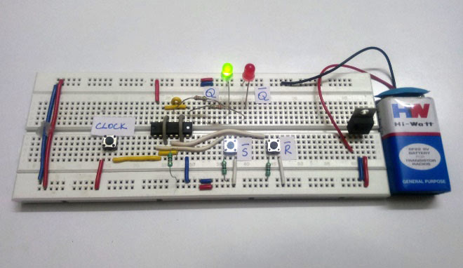 Sr Flip Flop Circuit Diagram With Nand Gates Working Truth Table Explained