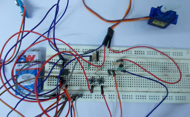 Servo Motor Tester Circuit Diagram Using Ic 555 8622