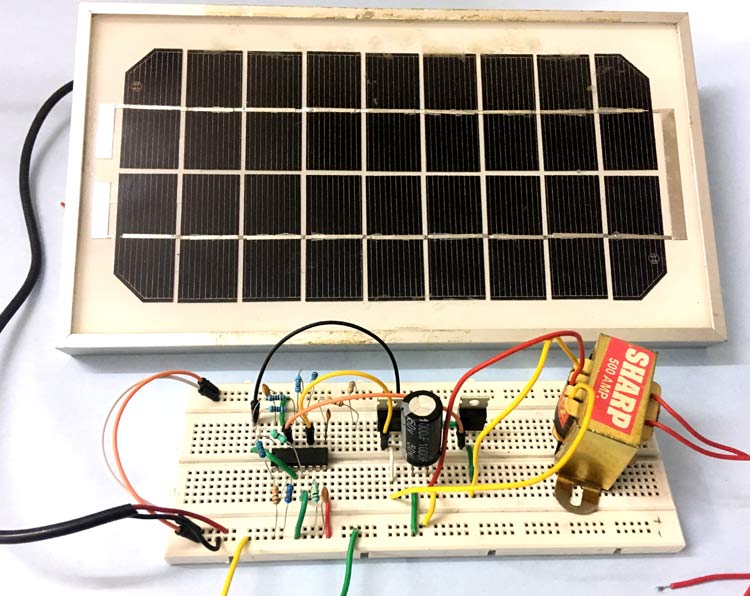 How to make Solar Inverter Circuit