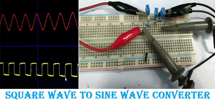 Square wave to Sine Wave Converter