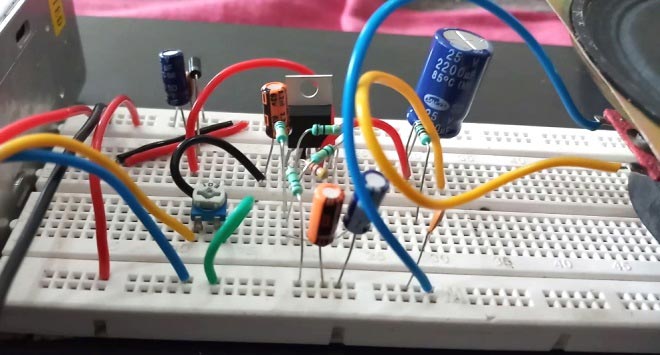  Subwoofer  Amplifier  Circuit Diagram using  IC TDA2030 