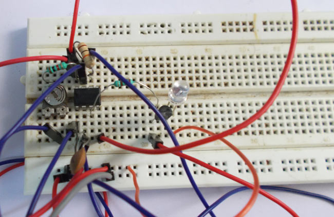 TV Remote Control Jammer Circuit Diagram using IC 555