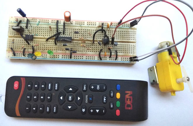 How To Make IR Remote Control ON/OFF Switch Circuit Without Any IC.  Simplest Remote Control Circuit 