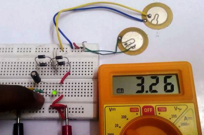  Generating Electricity using Piezoelectric Transducer Circuit