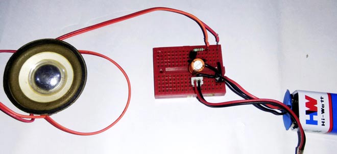 Simple preamplifier Circuit using Transistor