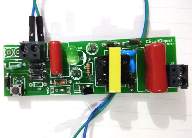 DIY Stun Gun Circuit Diagram on PCB