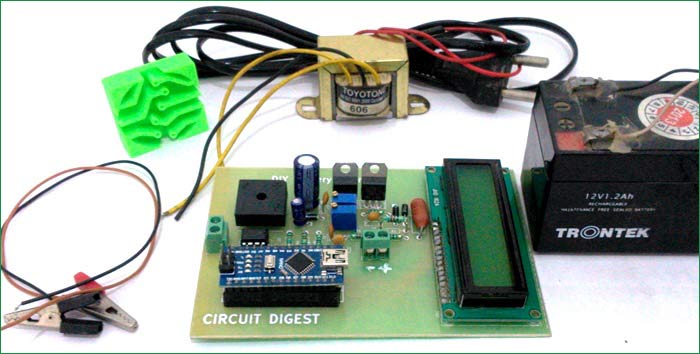 arduino car battery charger