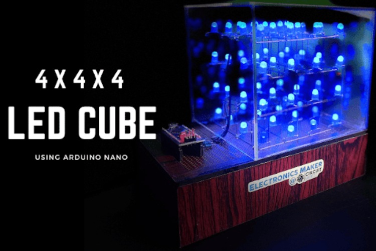4x4x4 LED Cube