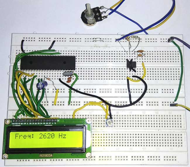 8051 Microcontroller based Frequency Counter