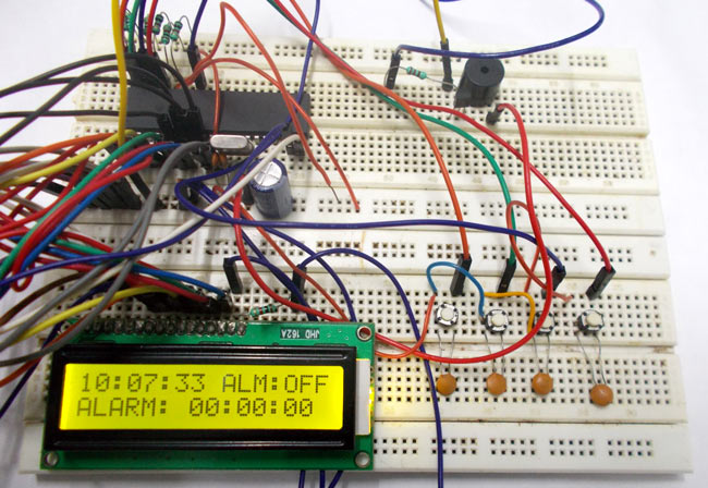 AVR Microcontroller Based Digital Alarm Clock