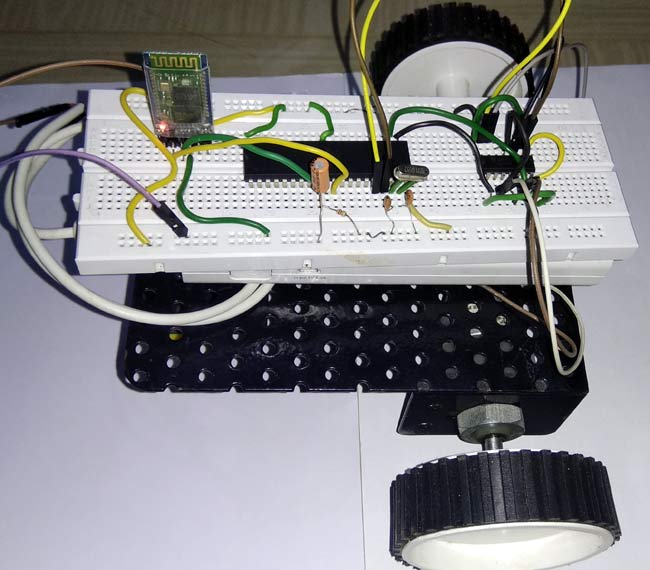 Android Controlled Robot using 8051 Microcontroller