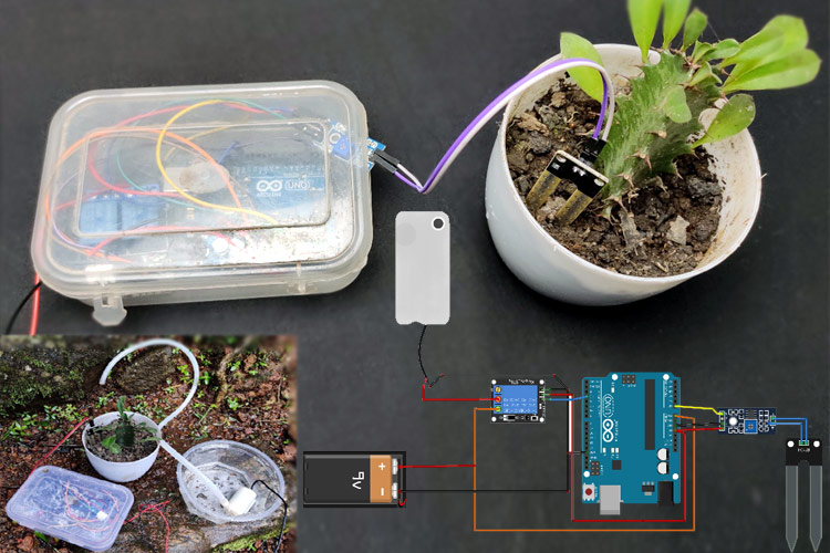 Automatic Irrigation System Using An, Best Smart Garden Watering System Design