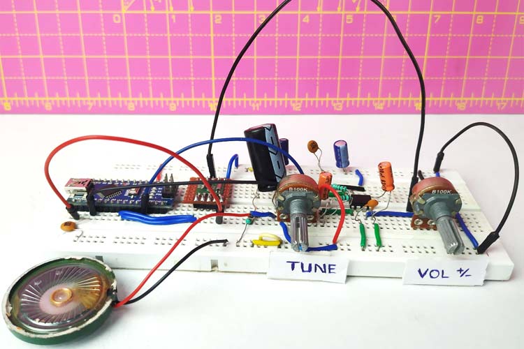 Arduino Based FM Radio (Receiver) using RDA5807