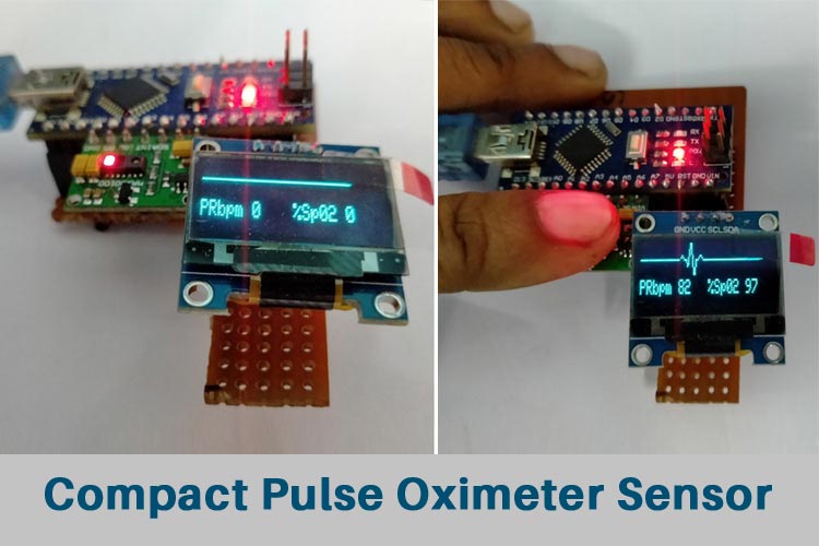 Arduino Based Pulse Oximeter Sensor Circuit