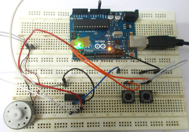 destilación El cuarto terrorismo DC Motor Speed Control using Arduino Uno