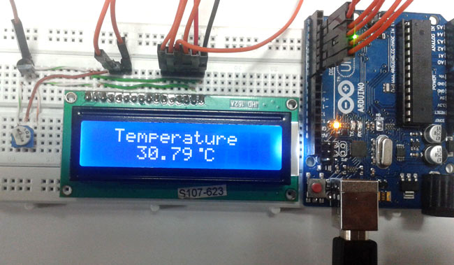 Arduino Room Temperature Monitor