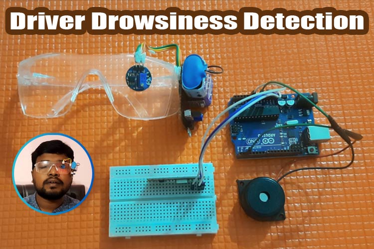 Arduino based Driver Drowsiness Detection & Alerting System