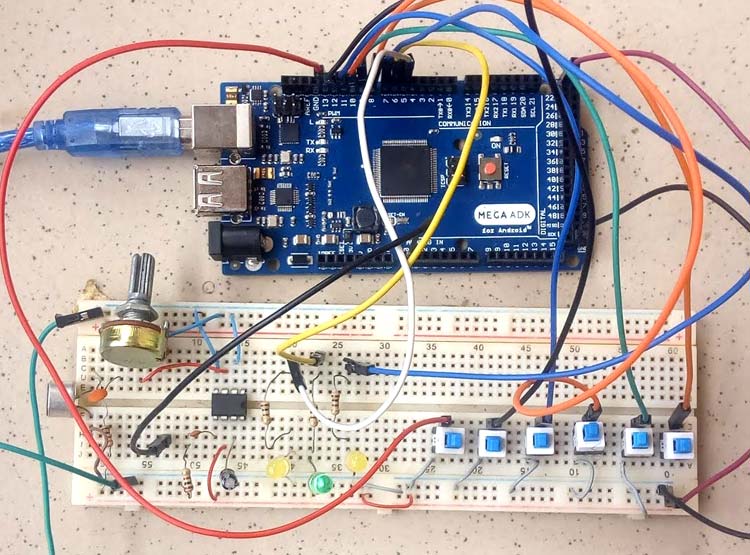 DIY Arduino Based Guitar Tuner Project