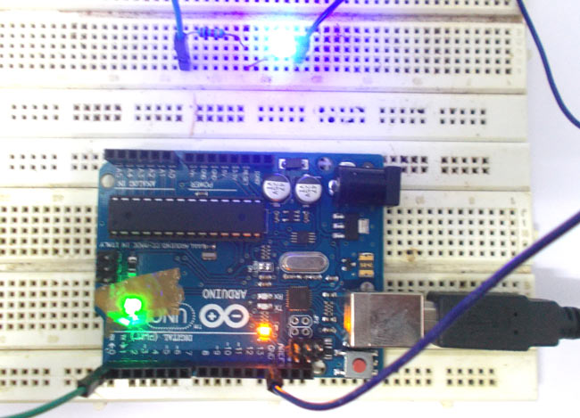 LED Blinking with Arduino Uno - Circuit and Code