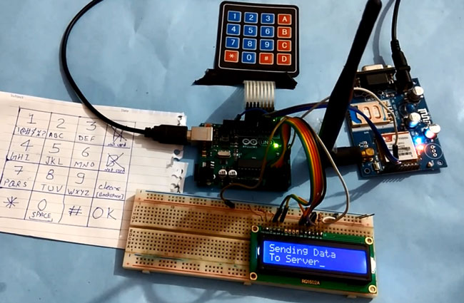 How to Send Data to Web Server using Arduino and SIM900A GPRS/GSM Module