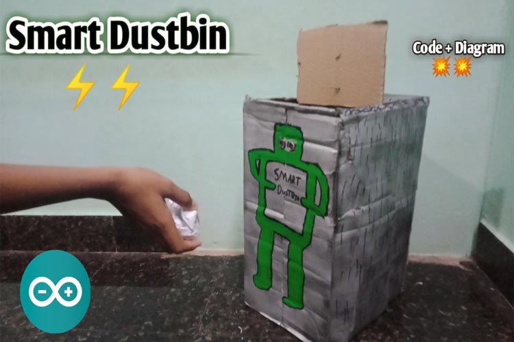 Smart Dustbin using Arduino and Ultrasonic Sensor