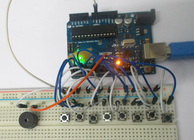 Arduino Tone Generator Circuit Diagram and Code