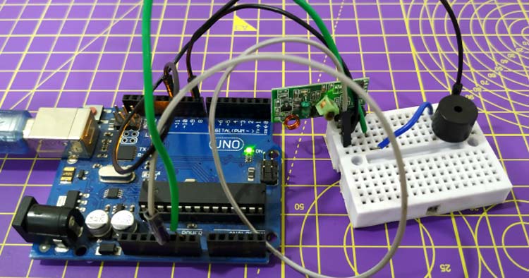 Arduino Wireless Doorbell using RF Module - Receiver Setup