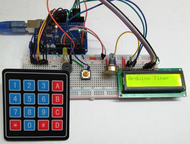 LCD Countdown Timer Arduino – Microcontroller Based Projects